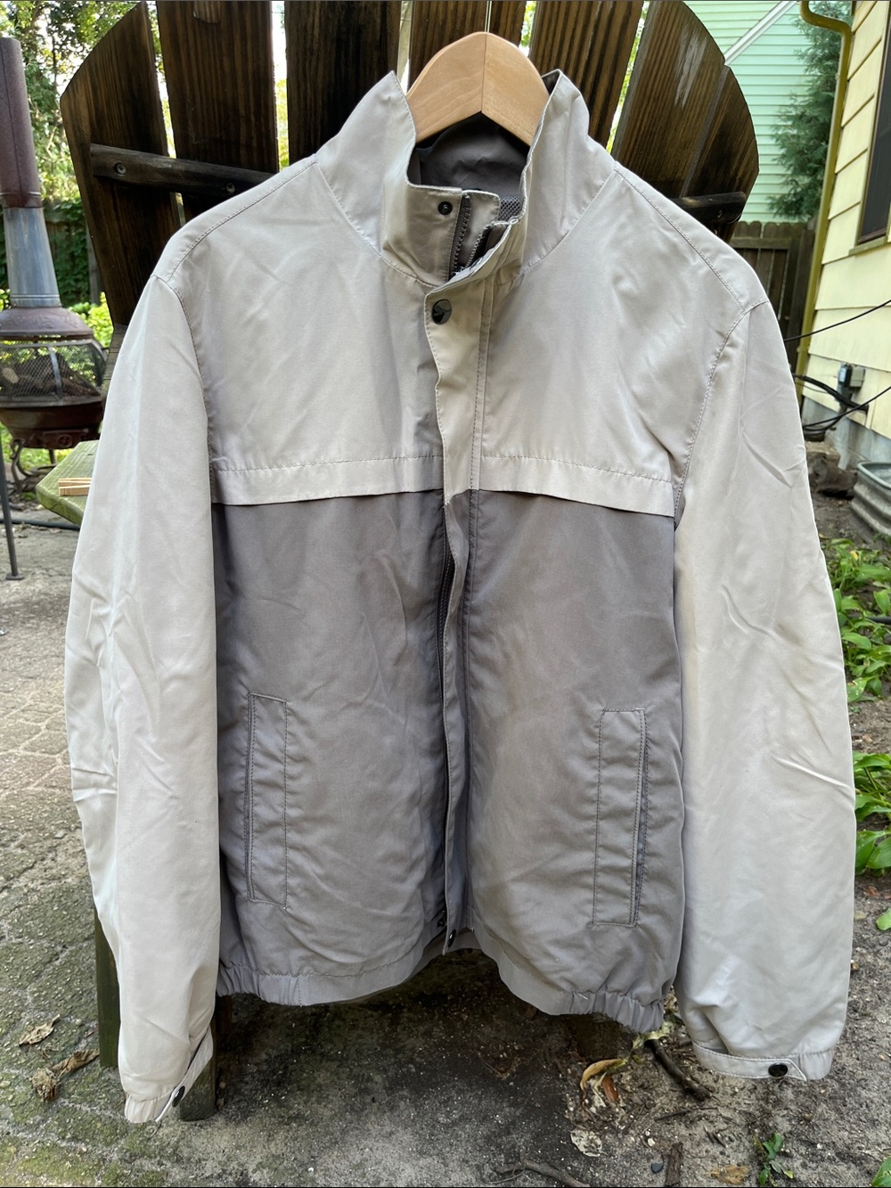 Perry Ellis Portfolio Microfiber Jacket in Brown